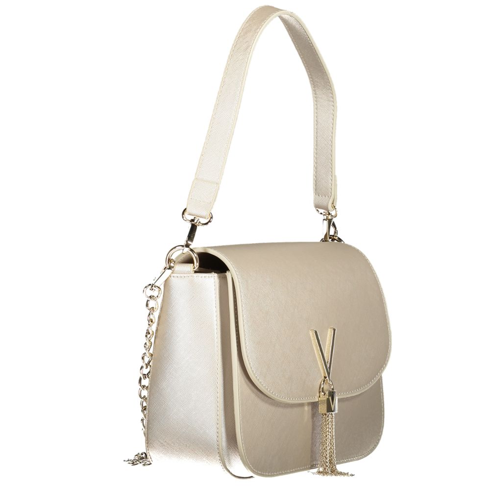 Damenhandtasche aus grauem Polyurethan