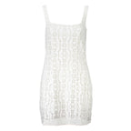 Bianco Polyester Women Dress