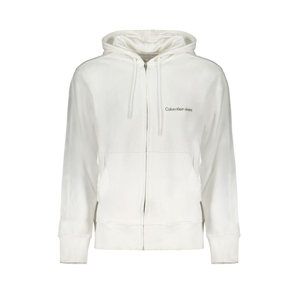 Weißes Herren-Sweatshirt aus Baumwolle