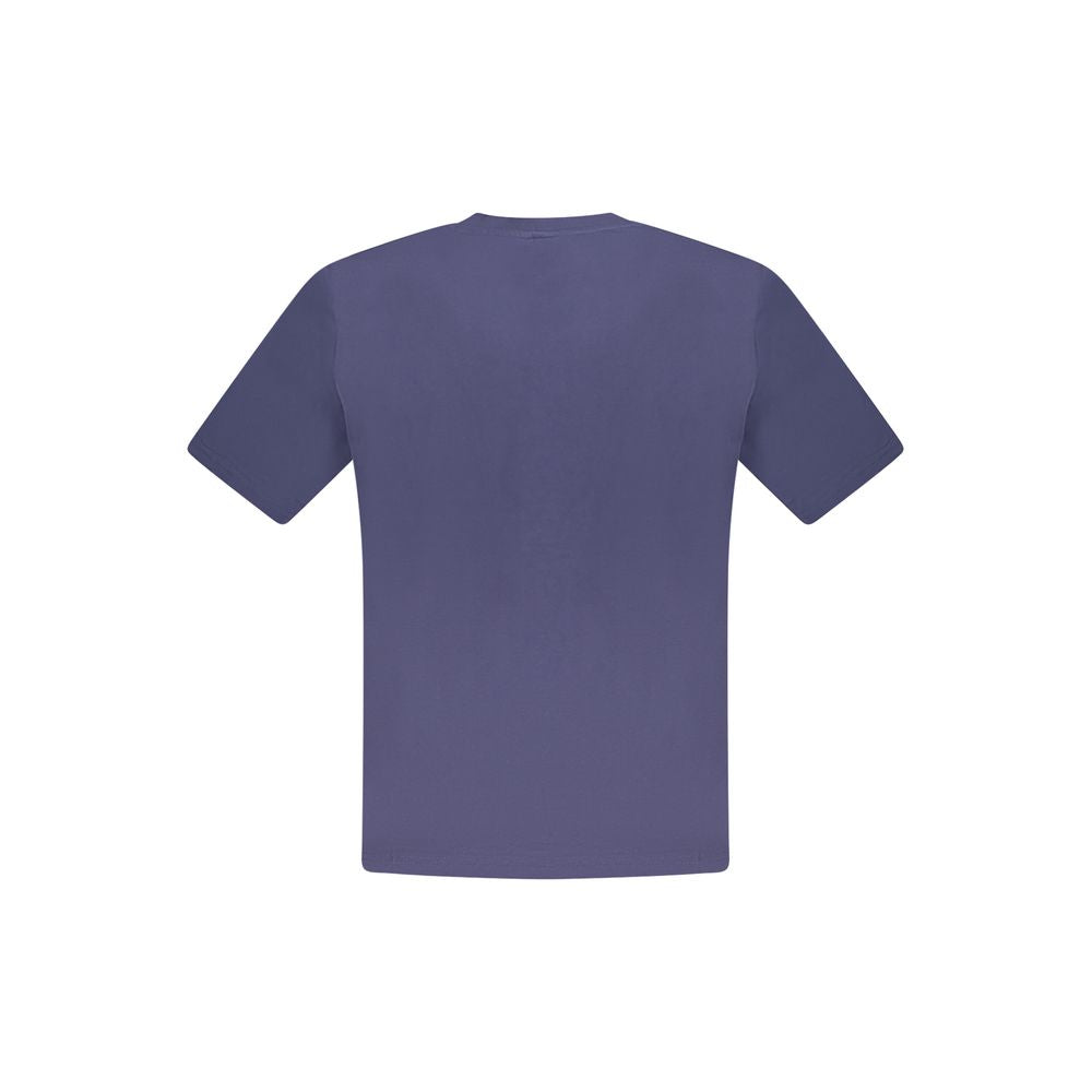 Blaues Baumwoll T-Shirt für Herren
