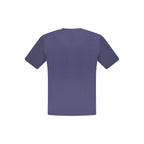 Blaues Baumwoll T-Shirt für Herren