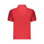 Rotes Herren-Polohemd aus Baumwolle