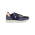 Blauer Polyurethan-Damen-Sneaker
