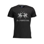 Black Cotton Men's T-Shirt