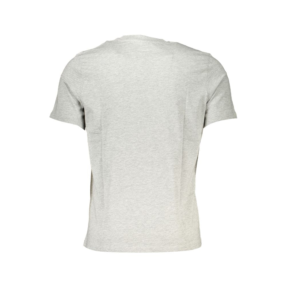 Graues Baumwoll-Herren-T-Shirt