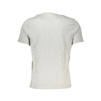Graues Baumwoll-Herren-T-Shirt