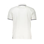 White Cotton Men Polo