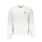 White Cotton Men Sweatshirt