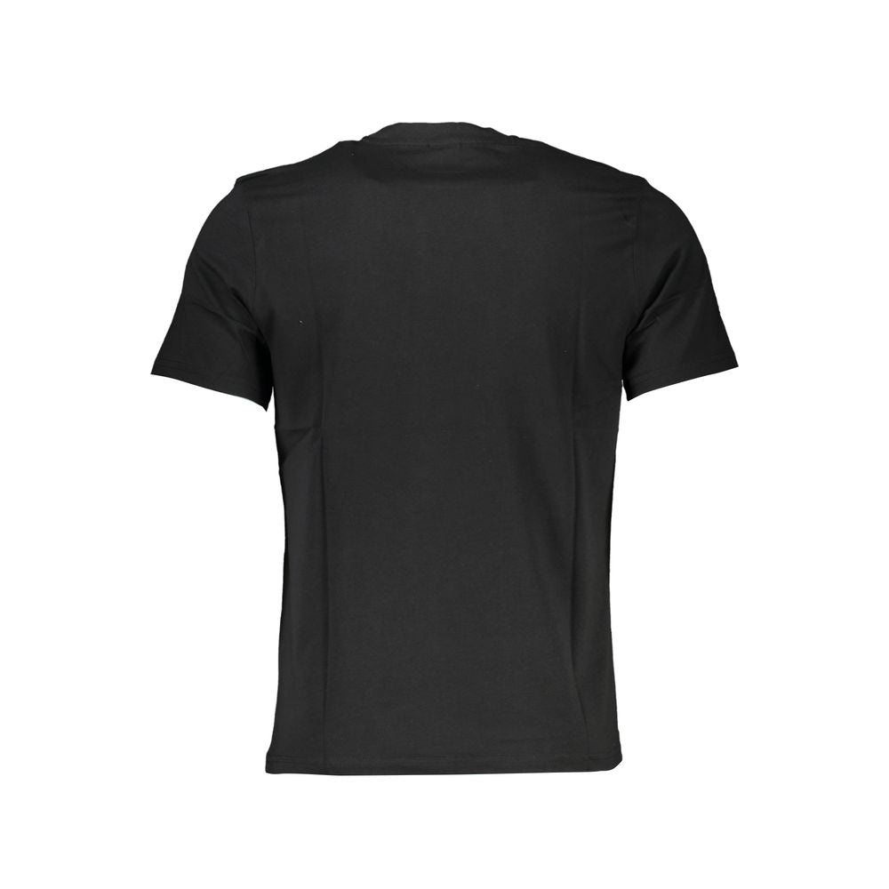 Schwarzes Herren T-Shirt aus Baumwolle