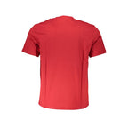 Rotes Baumwoll-Herren-T-Shirt