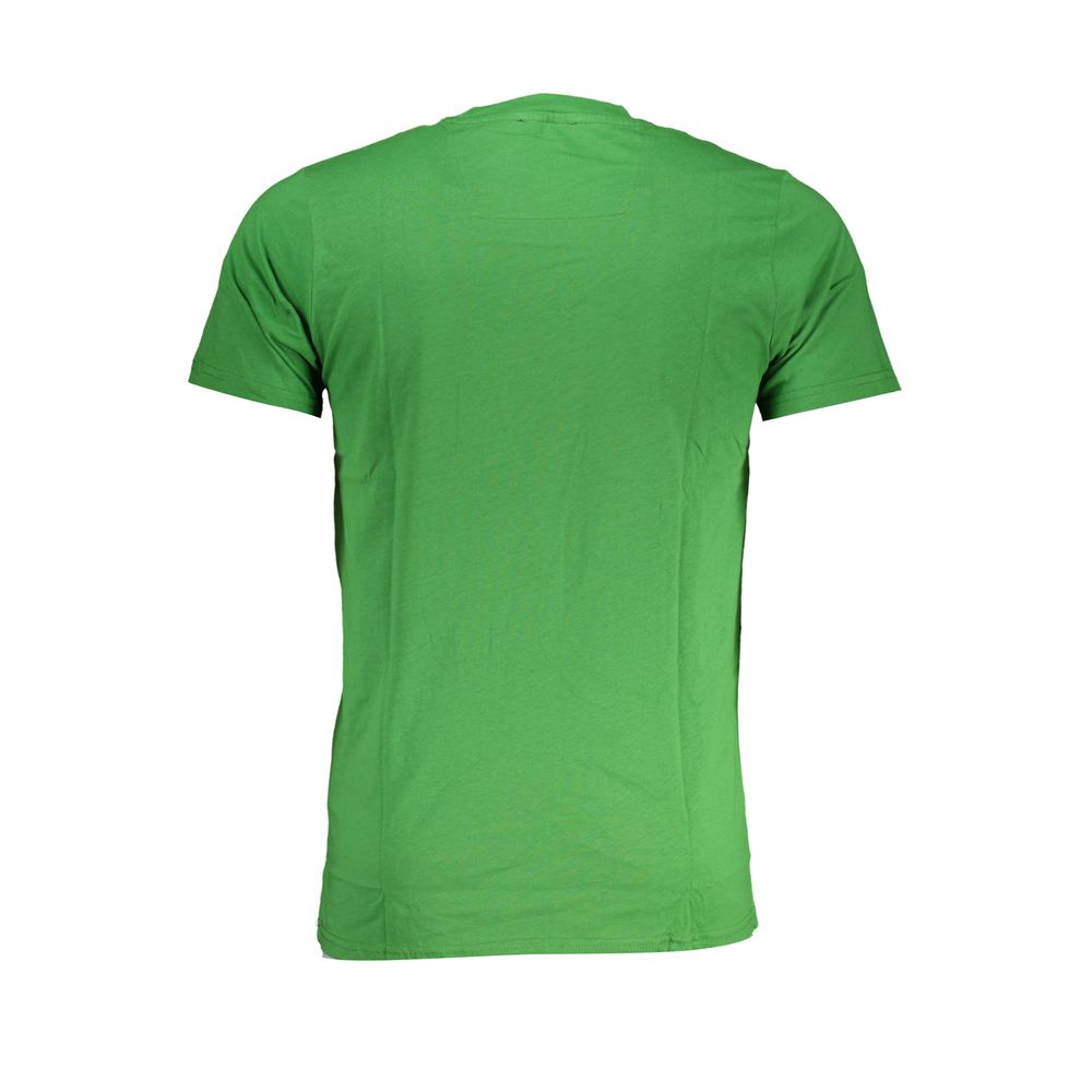 Grünes Baumwoll-Herren-T-Shirt