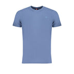 Blu Cotton Men T-Shirt