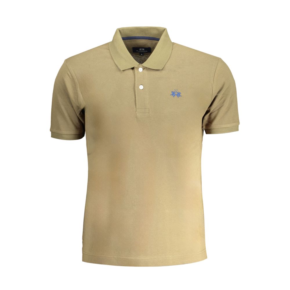 Grünes Baumwoll-Poloshirt für Herren