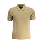 Grünes Baumwoll-Poloshirt für Herren
