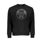 Schwarzes Baumwoll-Sweatshirt für Herren