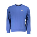 Blaues Baumwoll-Herren-Sweatshirt