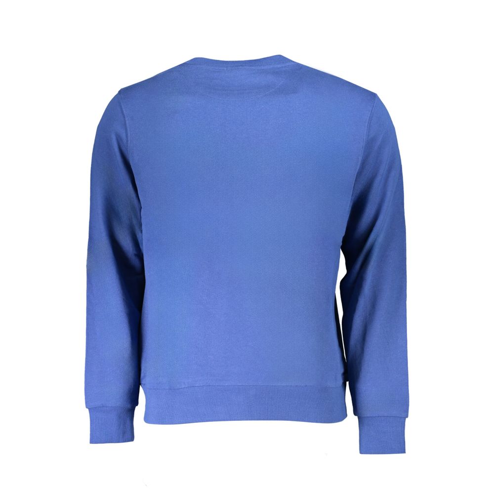 Blaues Baumwoll-Herren-Sweatshirt