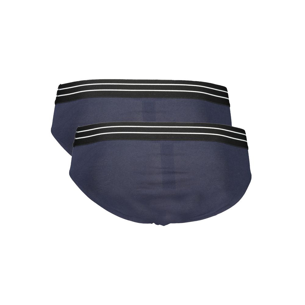 Herrenslip aus blauer Baumwolle