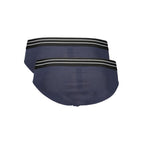 Herrenslip aus blauer Baumwolle