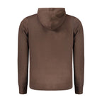 Marrone Poliammide Men's Cardigan