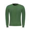 Grüner Viskose-Herrenpullover