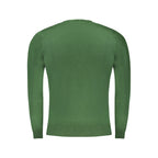 Grüner Viskose-Herrenpullover
