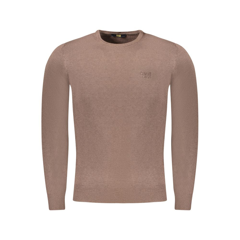 Brauner Herrenpullover aus Viskose