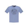 Herren T-Shirt aus blauer Baumwolle