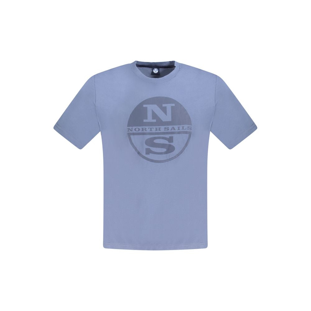 Herren T-Shirt aus blauer Baumwolle