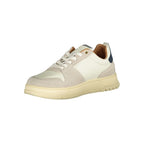 White Polyurethane Men's Sneaker