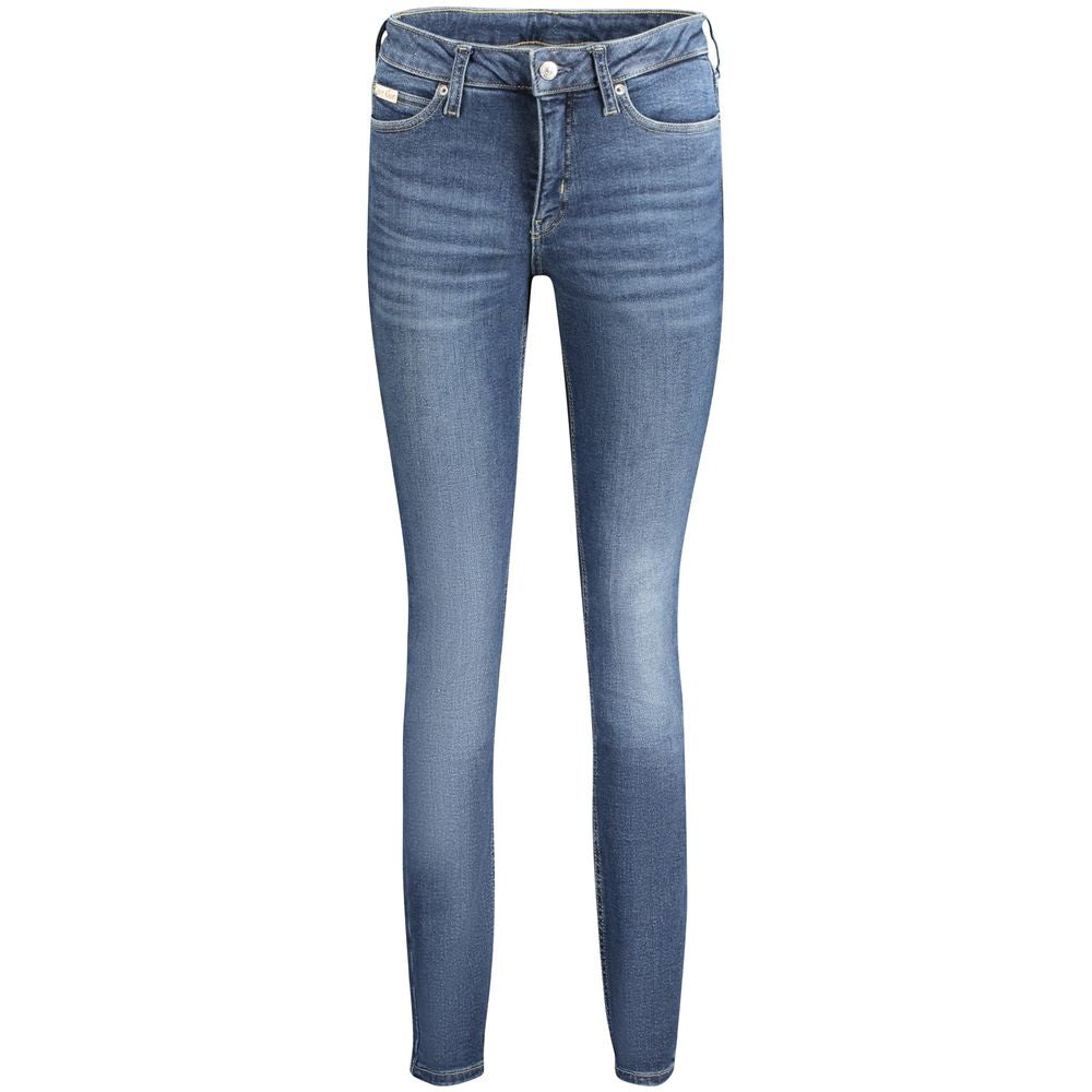 Blaue Baumwolljeans für Damen