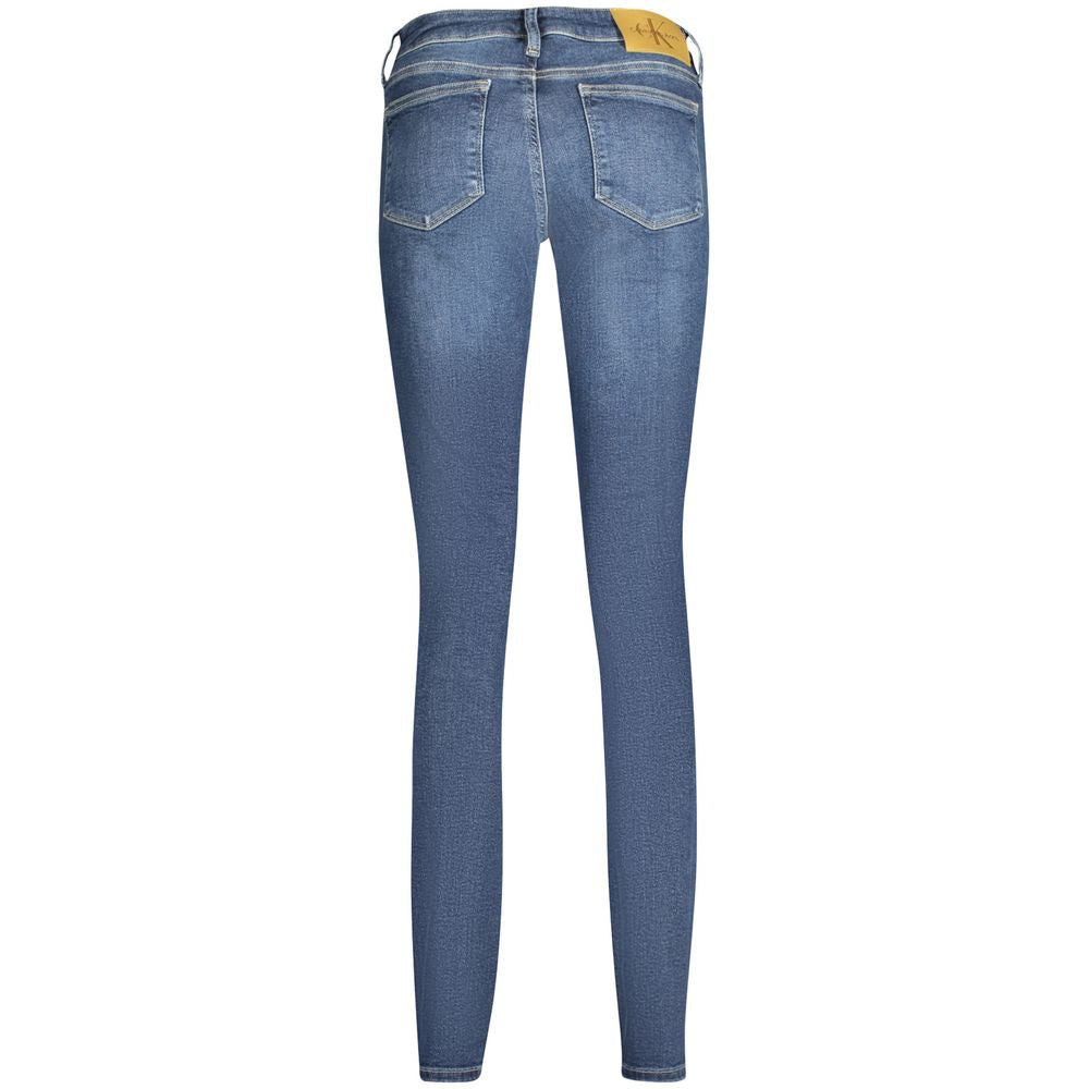 Blaue Baumwolljeans für Damen