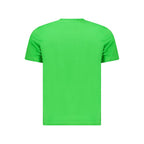 Grünes Baumwoll-Herren-T-Shirt