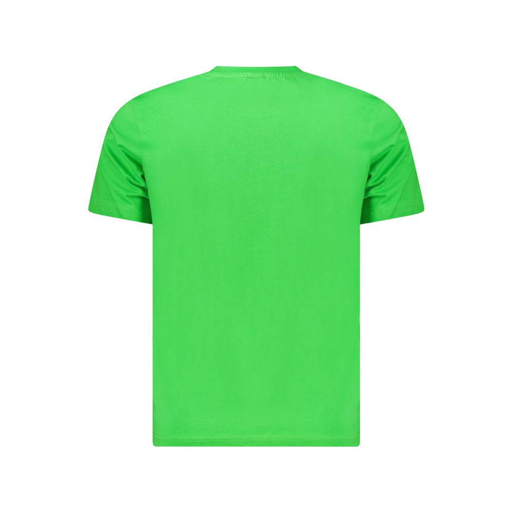 Grünes Baumwoll-Herren-T-Shirt