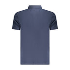 Men's Blue Cotton Polo