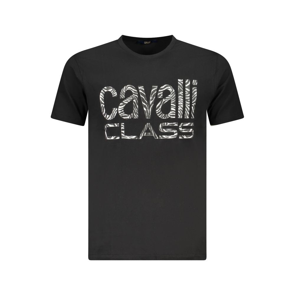 Black Cotton Men's T-Shirt