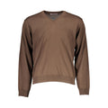 Brauner Wollpullover für Herren