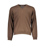 Brauner Wollpullover für Herren