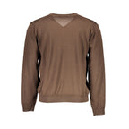 Brauner Wollpullover für Herren