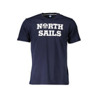 Blue Cotton Men's T-Shirt