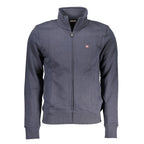 Blue Cotton Mens Sweatshirt