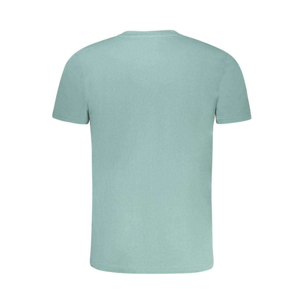 T-shirt da uomo in cotone verde