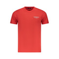 Rotes Baumwoll-Herren-T-Shirt