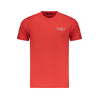 Rotes Baumwoll-Herren-T-Shirt