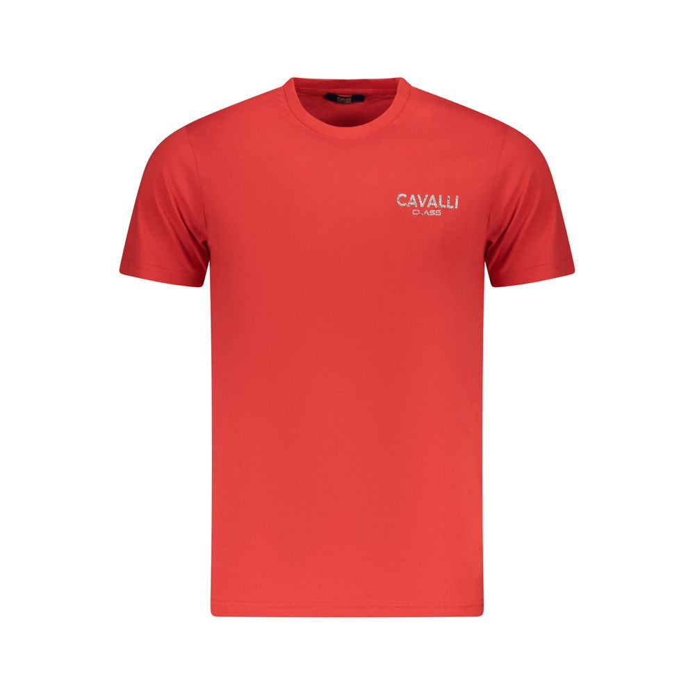 Rotes Baumwoll-Herren-T-Shirt