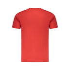 Rotes Baumwoll-Herren-T-Shirt