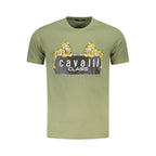 Grünes Baumwoll-Herren-T-Shirt