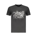 Schwarzes Baumwoll-Herren-T-Shirt