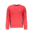 Maglione da uomo in cotone rosso