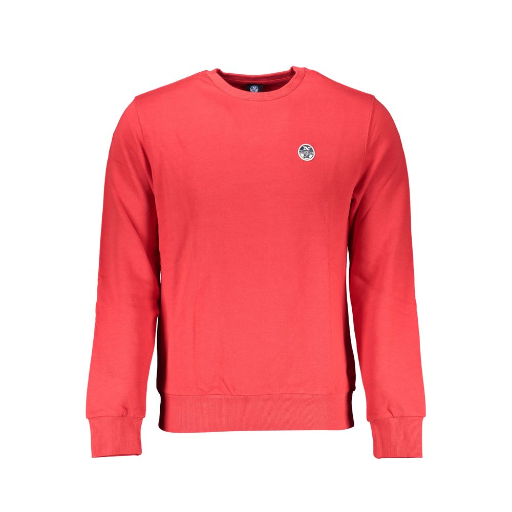 Maglione da uomo in cotone rosso